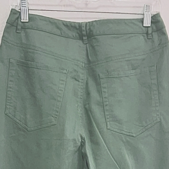 Appleseed's Petites Green Straight Leg Women's Jeans Size 6P - Picture 4 of 5